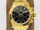 Swiss Grade Copy Rolex Daytona 40mm Gold Black VR 7750 Chrono Watch (2)_th.jpg